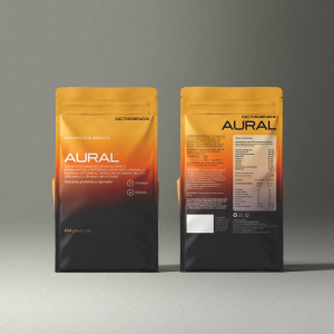 AURAL Coadyuvante del sueño , 454 g, 45 servicios con glicinato de magnesio, Ashwagandha, saborizado y más.